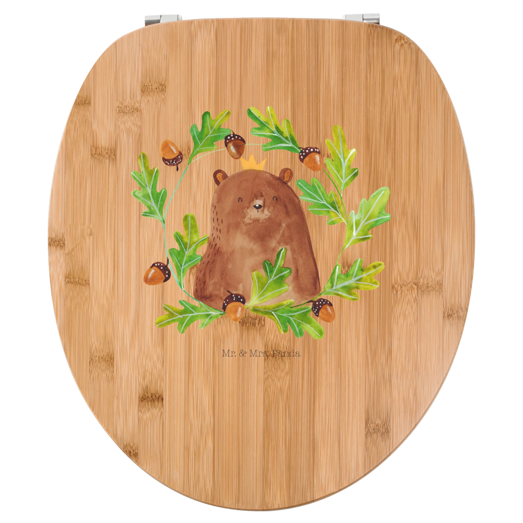 Motiv WC Sitz Bär König Toilette, Klodeckel, WC-Sitz, Toilettendeckel, Klobrille, Bär, Teddy, Teddybär, bester Papa, Papa Bär, weltbester Papa, Vater, bester Vater, Papi, Daddy, Vatertag, Dad, Papa