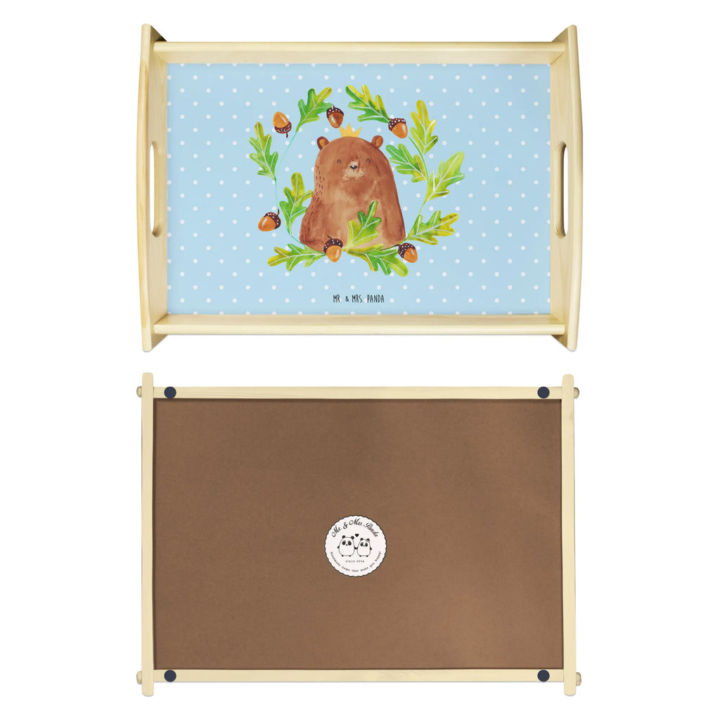Serviertablett Bär König Dekotablett, Frühstückstablett, Holztablett, Küchentablett, Tablett, Serviertablett, Bär, Teddy, Teddybär, bester Vater, bester Papa, weltbester Papa, Vatertag, Papa, Vater, Papi, Dad, Daddy, Papa Bär