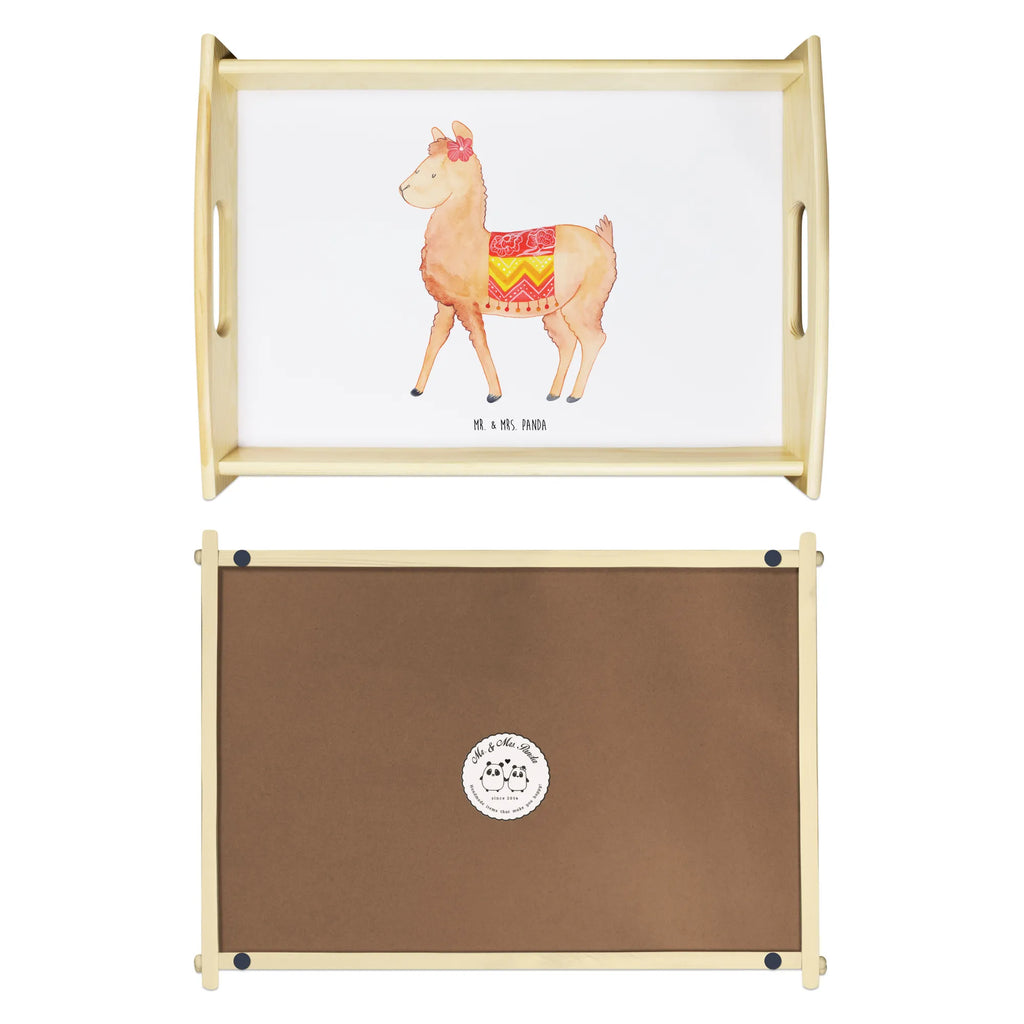 Serving tray alpaca Proud serving tray, wooden tray, breakfast tray, tray, kitchen tray, alpaca, llama, pako, camel, Peru, animal, favourite animal