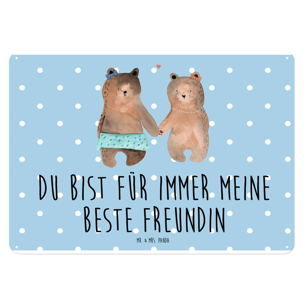 Blechschild Bär Freundin Blechschild Für Männer, Blechschild Zum Aufhängen, Blechschild Für Frauen, Wandschild Metall, Blechschild Groß, Türschild Metall, Dekoschild Metall, Blechschild Büro, Blechschild Küche, Blechschild, Teddy, Bär, Teddybär, Bär Freundin Beste Freund Liebe Liebesbeweis Verliebt Kumpel Kumpeliene