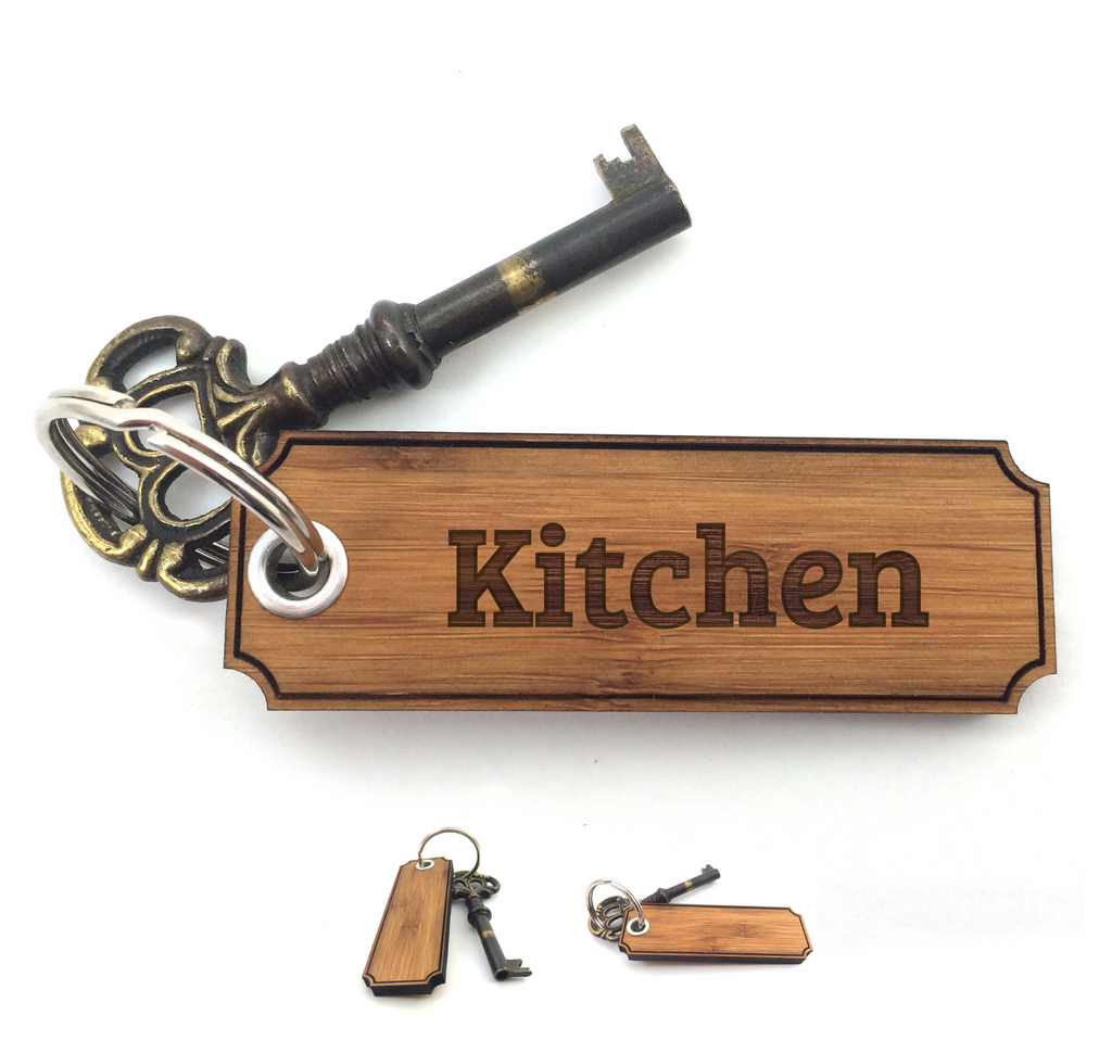 Schlüsselanhänger Classic Gravur Kitchen Schlüsselanhänger, Anhänger, Taschenanhänger, Glücksbringer, Geschenke, Schenken, Gravur