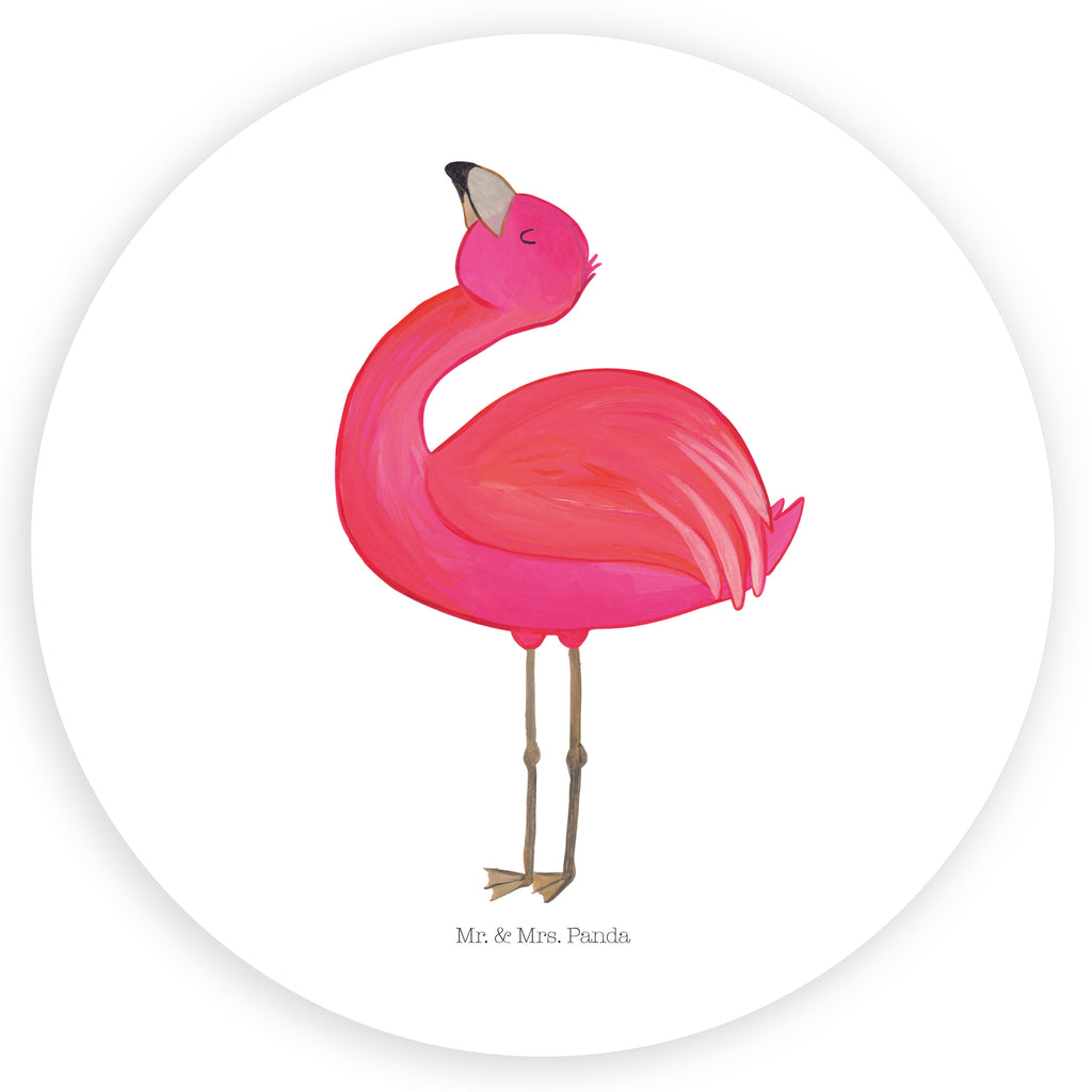 Rund Aufkleber Flamingo stolz Sticker, Aufkleber, Etikett, Kinder, rund, Flamingo, stolz, Freude, Selbstliebe, Selbstakzeptanz, Freundin, beste Freundin, Tochter, Mama, Schwester