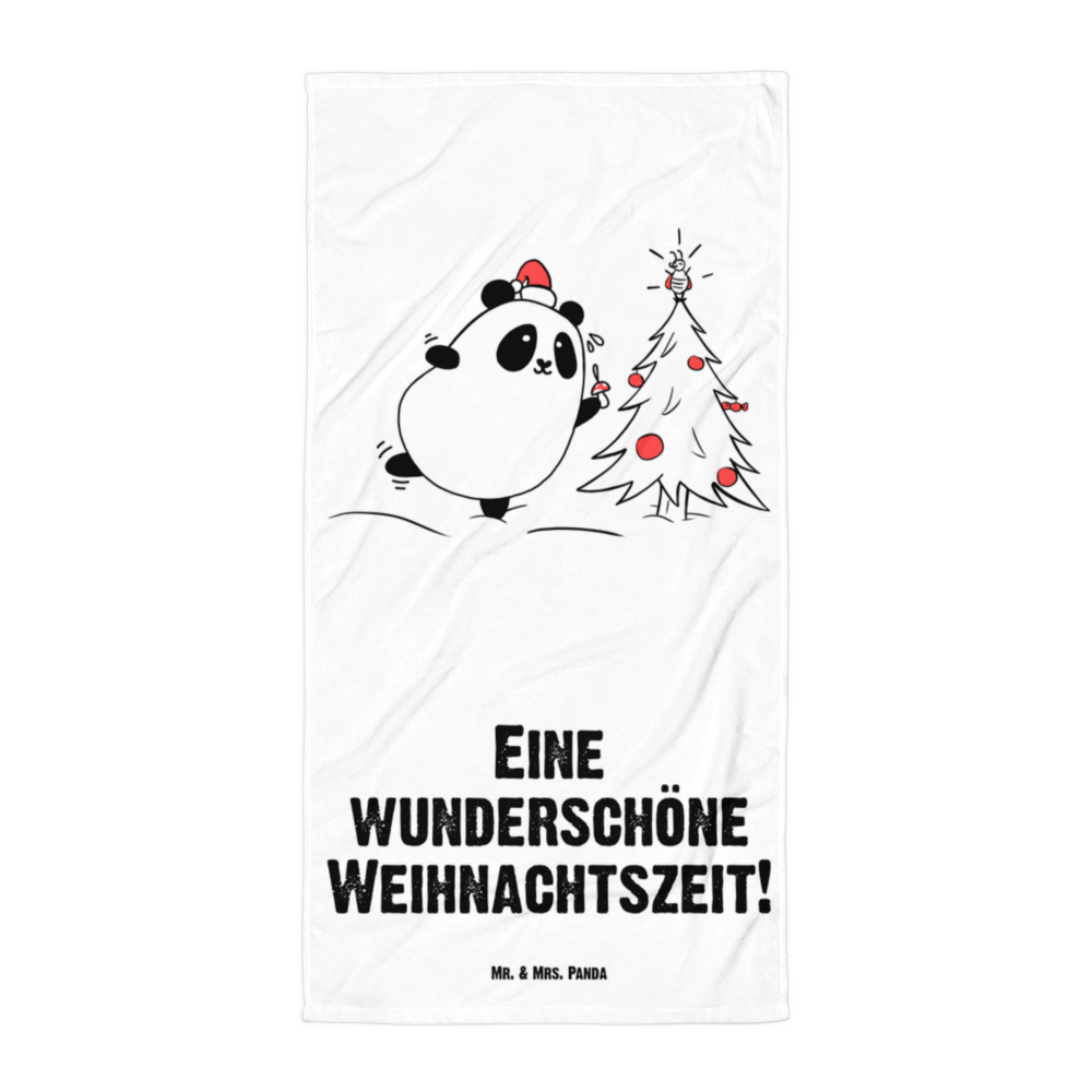 XL Badehandtuch Easy & Peasy Weihnachtszeit Handtuch, Badetuch, Duschtuch, Strandtuch, Saunatuch