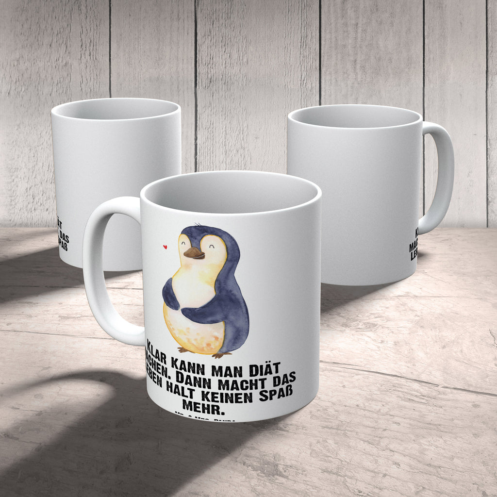 XL Tasse Pinguin Diät XL Tasse, Große Tasse, Grosse Kaffeetasse, XL Becher, XL Teetasse, spülmaschinenfest, Jumbo Tasse, Groß, Pinguin, Pinguine, Diät, Abnehmen, Abspecken, Gewicht, Motivation, Selbstliebe, Körperliebe, Selbstrespekt