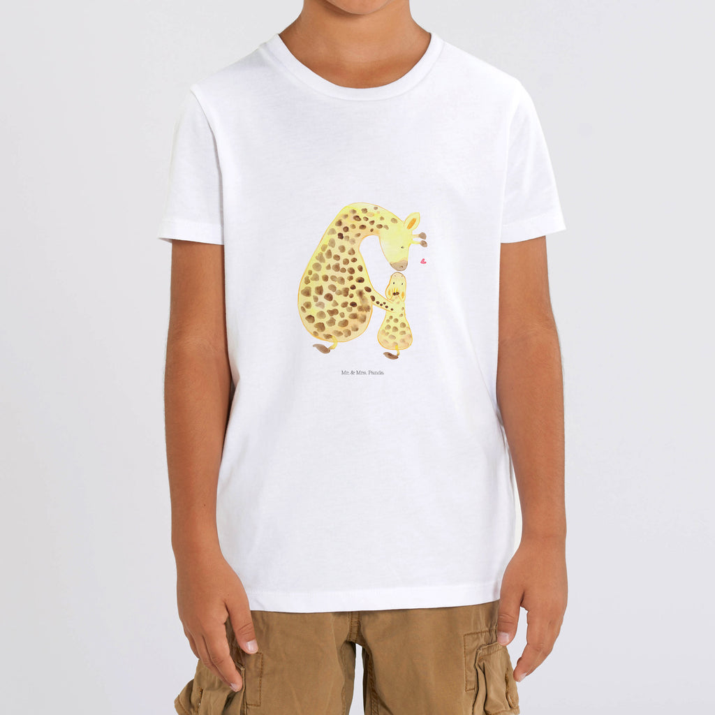 Organic Kinder T-Shirt Giraffe Kind Kinder T-Shirt, Kinder T-Shirt Mädchen, Kinder T-Shirt Jungen, Afrika, Wildtiere, Giraffe, Kind, Mutter, Mama, Tochter, Sohn, Lieblingsmensch