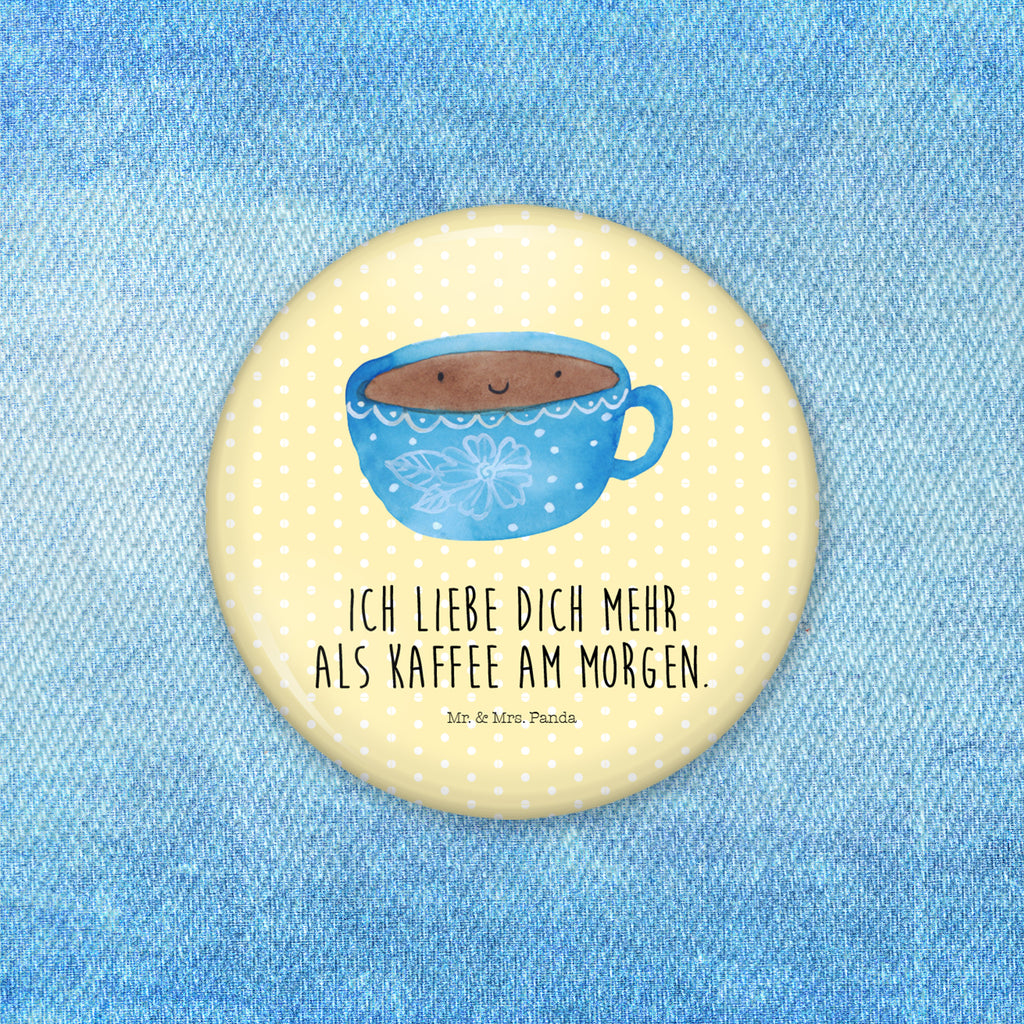 Button Kaffee Tasse 50mm Button, Button, Pin, Anstecknadel, Tiermotive, Gute Laune, lustige Sprüche, Tiere, Kaffee, Tasse, Liebe, Geschmack, Genuss, Glücklich