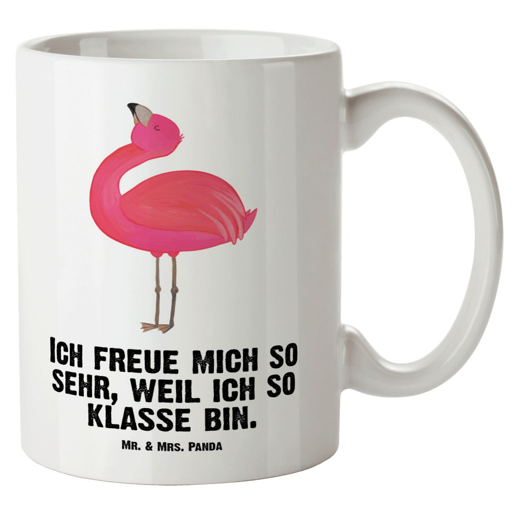 XL Tasse Flamingo stolz XL Tasse, Große Tasse, Grosse Kaffeetasse, XL Becher, XL Teetasse, spülmaschinenfest, Jumbo Tasse, Groß, Flamingo, stolz, Freude, Selbstliebe, Selbstakzeptanz, Freundin, beste Freundin, Tochter, Mama, Schwester