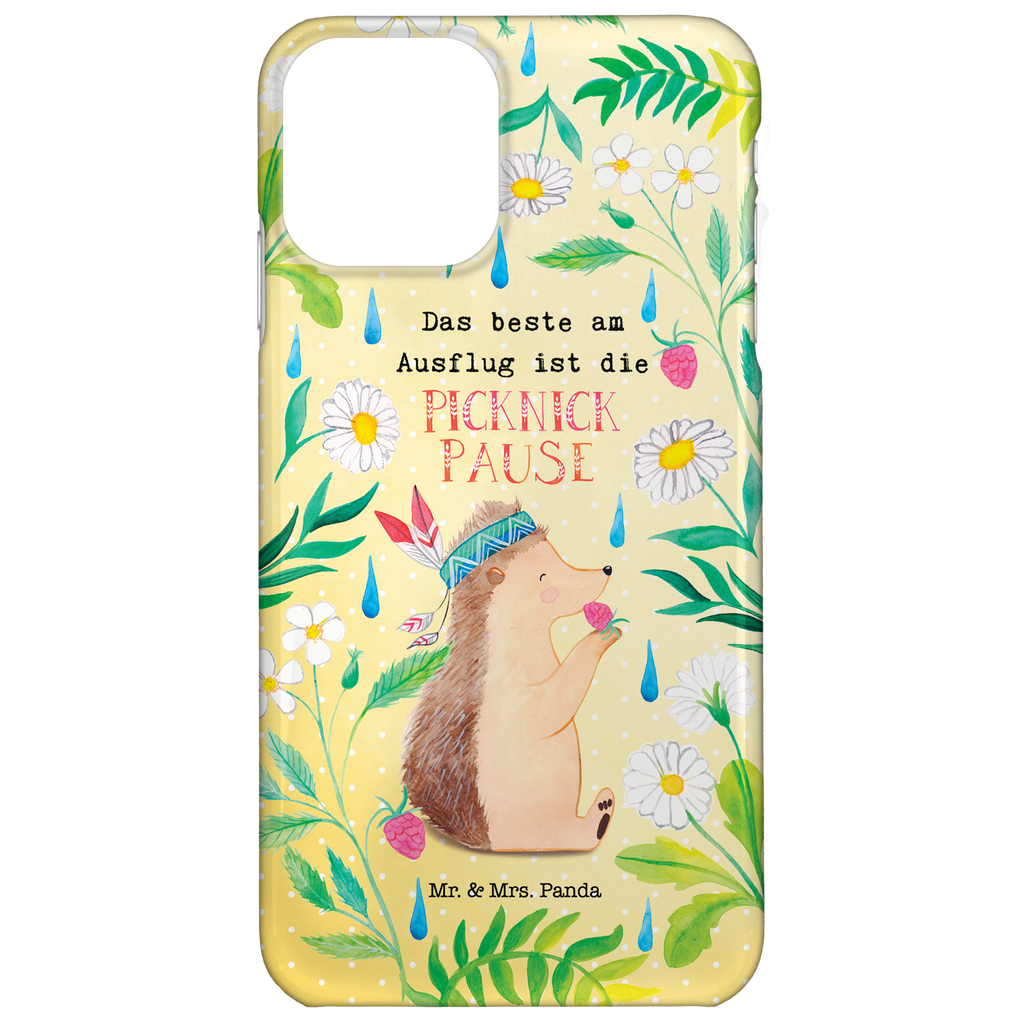 Handyhülle Igel Picknick Handyhülle, Handycover, Cover, Handy, Hülle, Samsung Galaxy S8 plus, Waldtiere, Tiere