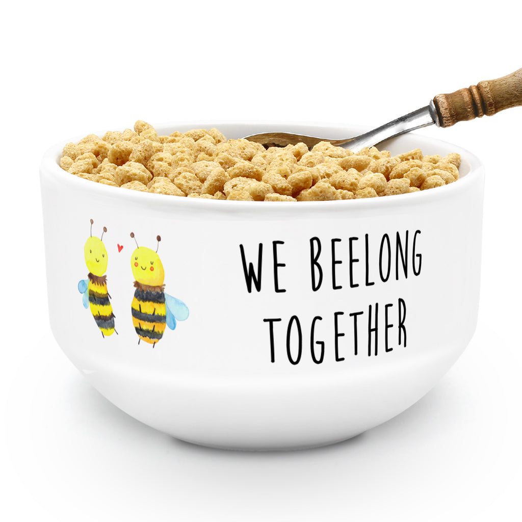 Müslischale Biene Verliebt Müslischale, Müslischüssel, Früstücksschüssel, Schüssel, Keramik Schüssel, Dessertschüssel, Salatschüssel, Suppenschüssel, Obstschale, Porzellan Schale, Snackschale, Biene, Wespe, Hummel