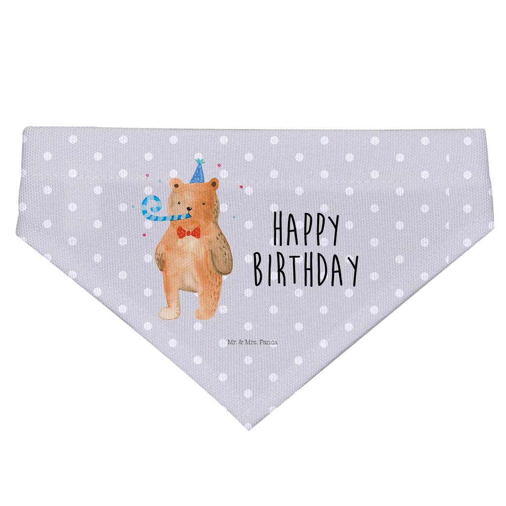 Hundehalstuch Birthday Bär Hundehalstuch, Halstuch, Hunde, Tuch, mittel, mittelgroße Hunde, Bär, Teddy, Teddybär, Happy Birthday, Alles Gute, Glückwunsch, Geburtstag