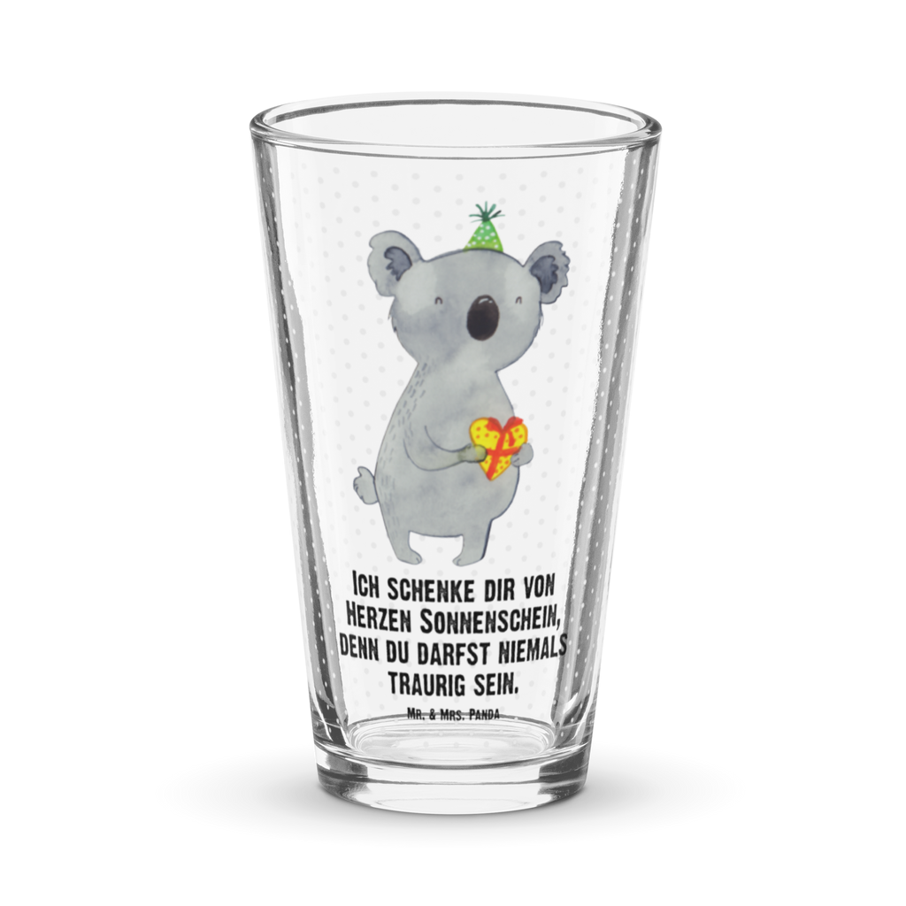Premium Trinkglas Koala Geschenk Trinkglas, Glas, Pint Glas, Bierglas, Cocktail Glas, Wasserglas, Koala, Koalabär, Geschenk, Geburtstag, Party