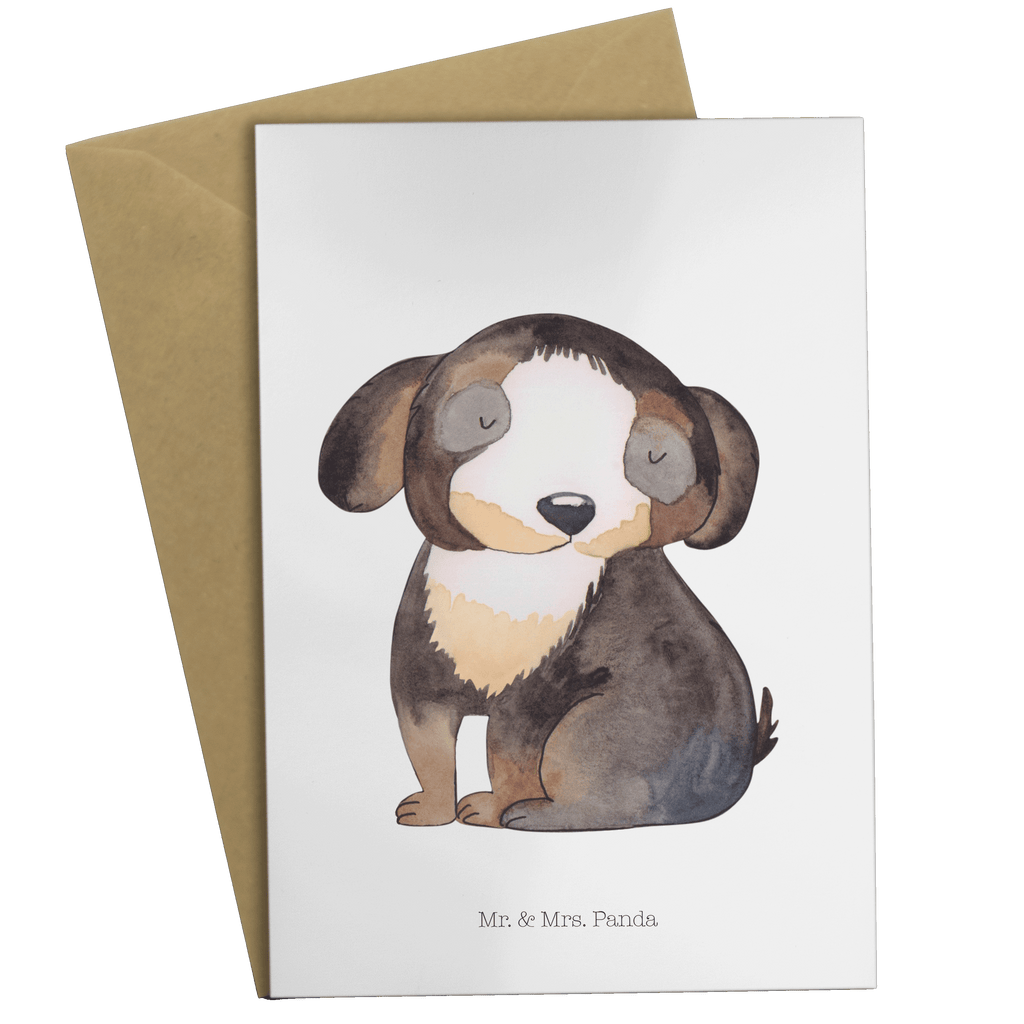 Grußkarte Hund entspannt Grußkarte, Klappkarte, Einladungskarte, Glückwunschkarte, Hochzeitskarte, Geburtstagskarte, Karte, Hund, Hundemotiv, Haustier, Hunderasse, Tierliebhaber, Hundebesitzer, Sprüche, schwarzer Hund, Hundeliebe, Liebe, Hundeglück