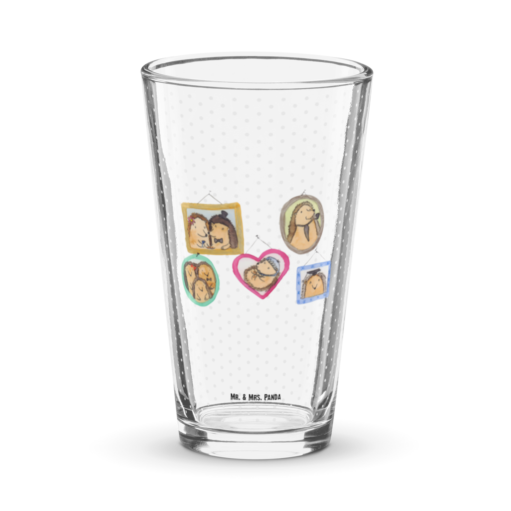 Premium Trinkglas Igel Familie Trinkglas, Glas, Pint Glas, Bierglas, Cocktail Glas, Wasserglas, Familie, Vatertag, Muttertag, Bruder, Schwester, Mama, Papa, Oma, Opa, Liebe, Igel, Bilder, Zusammenhalt, Glück