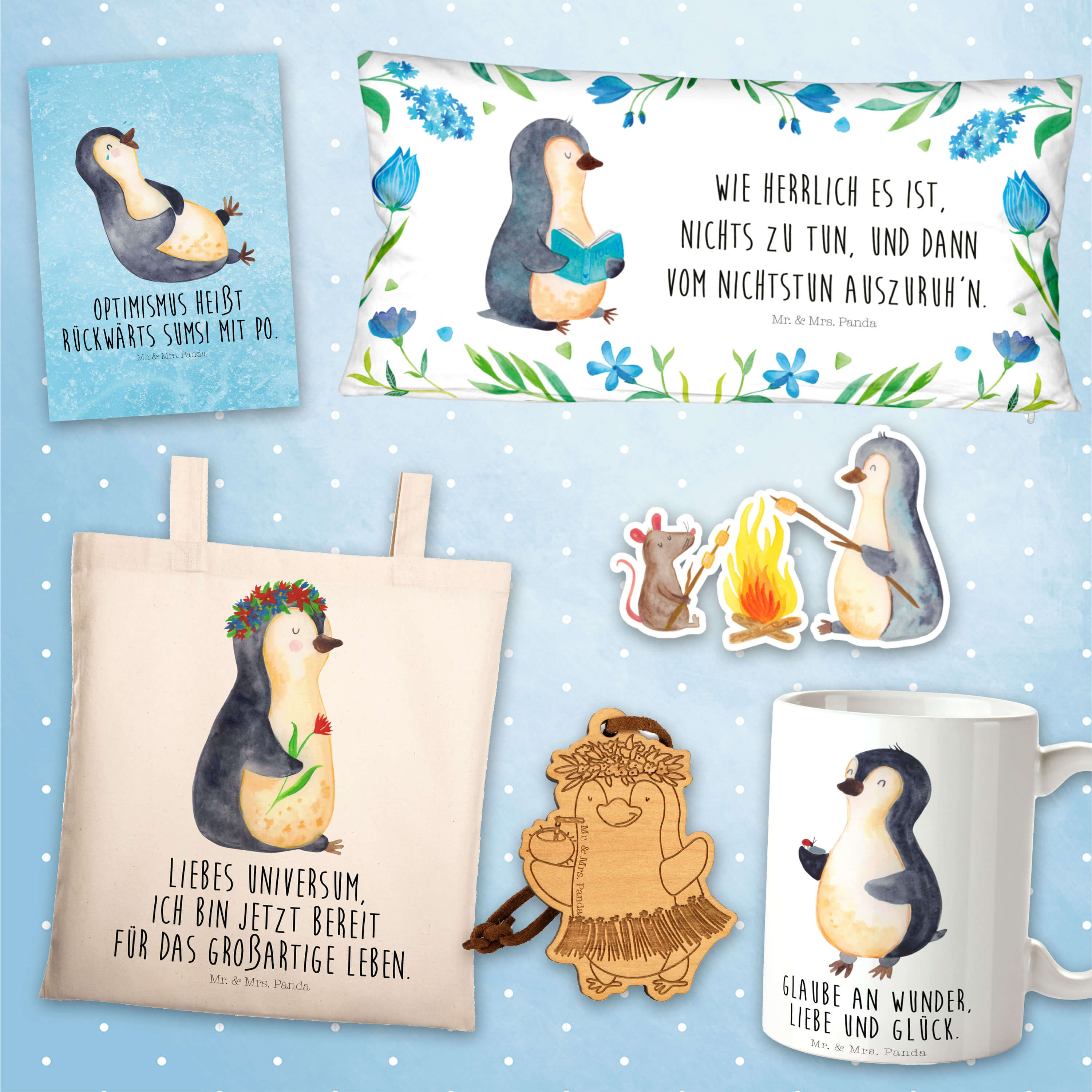 Geschenk Box Pinguin Freunde – Mr. & Mrs. Panda