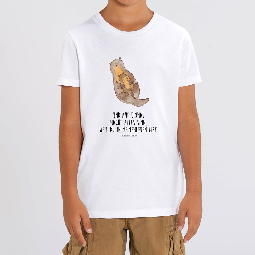 Organic Kinder T-Shirt Otter Kind Kinder T-Shirt, Kinder T-Shirt Mädchen, Kinder T-Shirt Jungen, Otter, Fischotter, Seeotter, Otter Seeotter See Otter