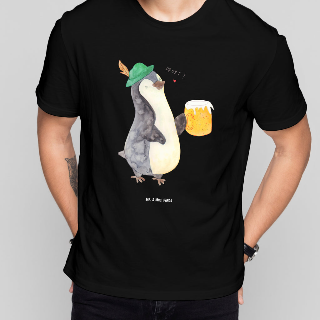 T-Shirt Standard Pinguin Bier T-Shirt, Shirt, Tshirt, Lustiges T-Shirt, T-Shirt mit Spruch, Party, Junggesellenabschied, Jubiläum, Geburstag, Herrn, Damen, Männer, Frauen, Schlafshirt, Nachthemd, Sprüche, Pinguin, Pinguine, Bier, Oktoberfest