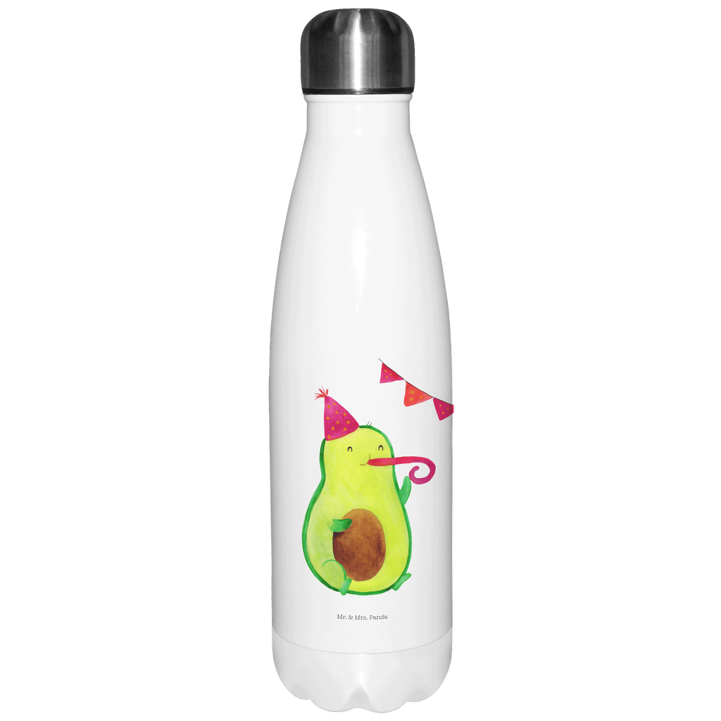 Thermosflasche Avocado Birthday Isolierflasche, Thermoflasche, Trinkflasche, Thermos, Edelstahl, Avocado, Veggie, Vegan, Gesund