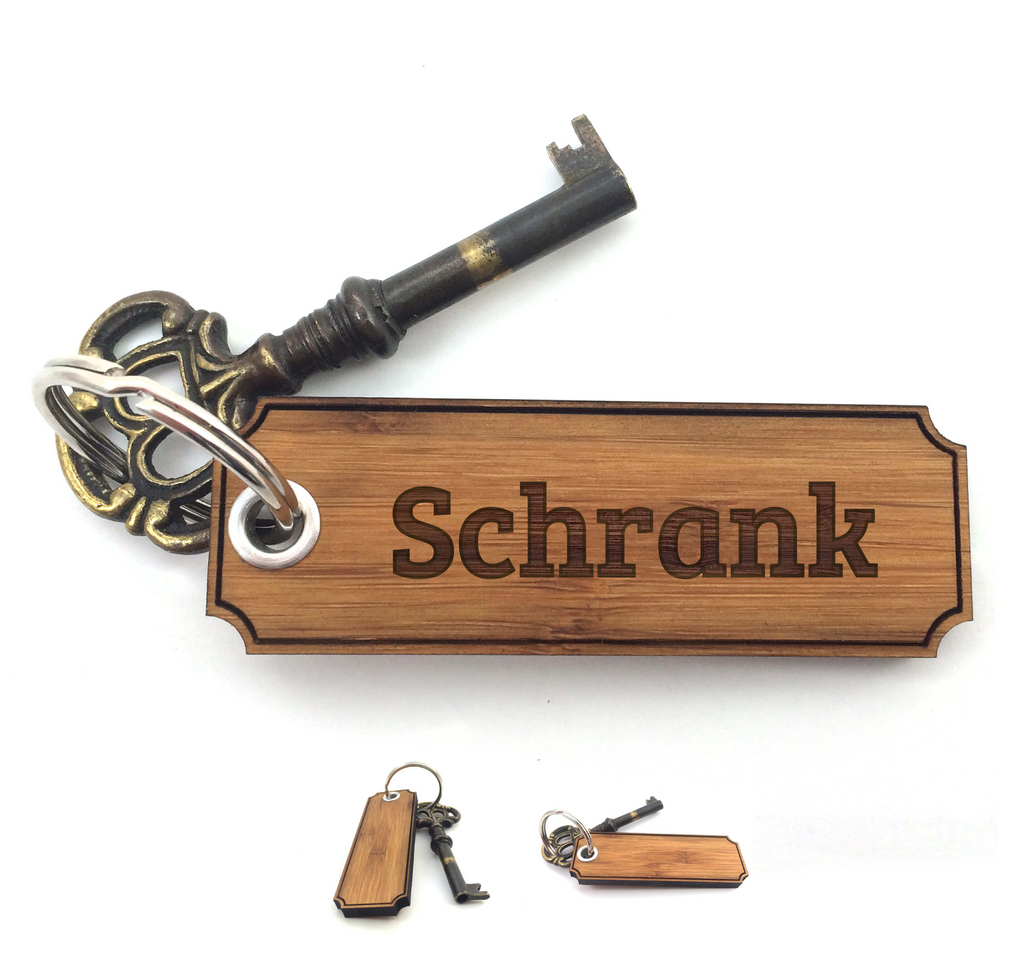 Schlüsselanhänger Classic Gravur Schrank Schlüsselanhänger, Anhänger, Taschenanhänger, Glücksbringer, Geschenke, Schenken, Gravur