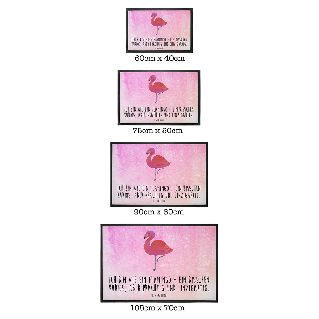 Fußmatte Flamingo classic Türvorleger, Schmutzmatte, Fußabtreter, Matte, Schmutzfänger, Fußabstreifer, Schmutzfangmatte, Türmatte, Motivfußmatte, Haustürmatte, Vorleger, Flamingo, Einzigartig, Selbstliebe, Stolz, ich, für mich, Spruch, Freundin, Freundinnen, Außenseiter, Sohn, Tochter, Geschwister