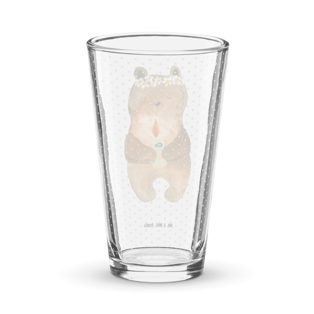Premium Trinkglas Kommunion-Bär Trinkglas, Glas, Pint Glas, Bierglas, Cocktail Glas, Wasserglas, Bär, Teddy, Teddybär, Kommunion, Gottes Segen, Taufkerze, katholisch