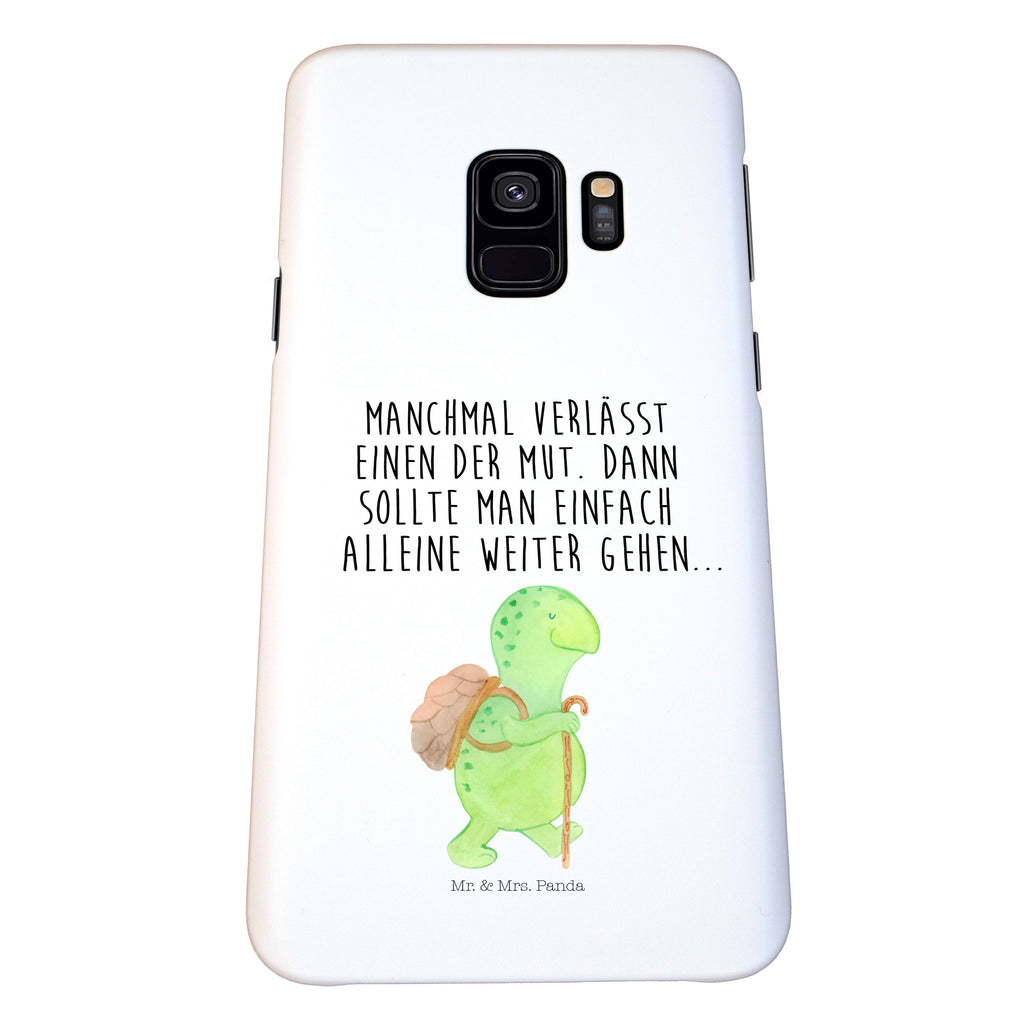 Handyhülle Schildkröte Wanderer Samsung Galaxy S9, Handyhülle, Smartphone Hülle, Handy Case, Handycover, Hülle, Schildkröte, Schildkröten, Motivation, Motivationsspruch, Motivationssprüche, Neuanfang
