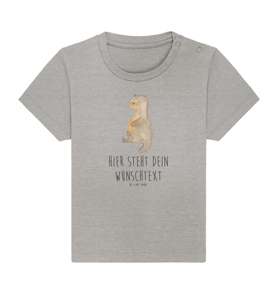 Personalisiertes Baby Shirt Otter Bauch Personalisiertes Baby T-Shirt, Personalisiertes Jungen Baby T-Shirt, Personalisiertes Mädchen Baby T-Shirt, Personalisiertes Shirt, Otter, Fischotter, Seeotter, Otter Seeotter See Otter