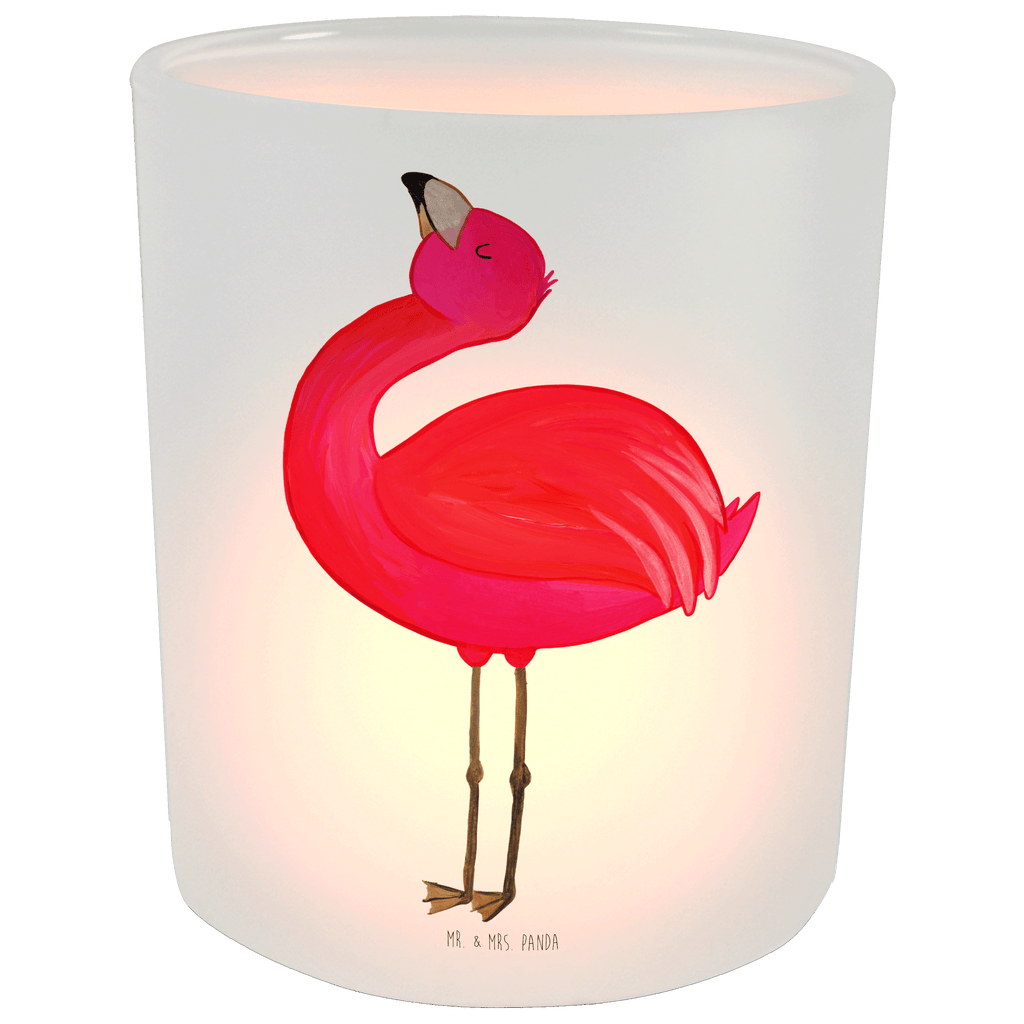 Windlicht Flamingo stolz Windlicht Glas, Teelichtglas, Teelichthalter, Teelichter, Kerzenglas, Windlicht Kerze, Kerzenlicht, Flamingo, stolz, Freude, Selbstliebe, Selbstakzeptanz, Freundin, beste Freundin, Tochter, Mama, Schwester