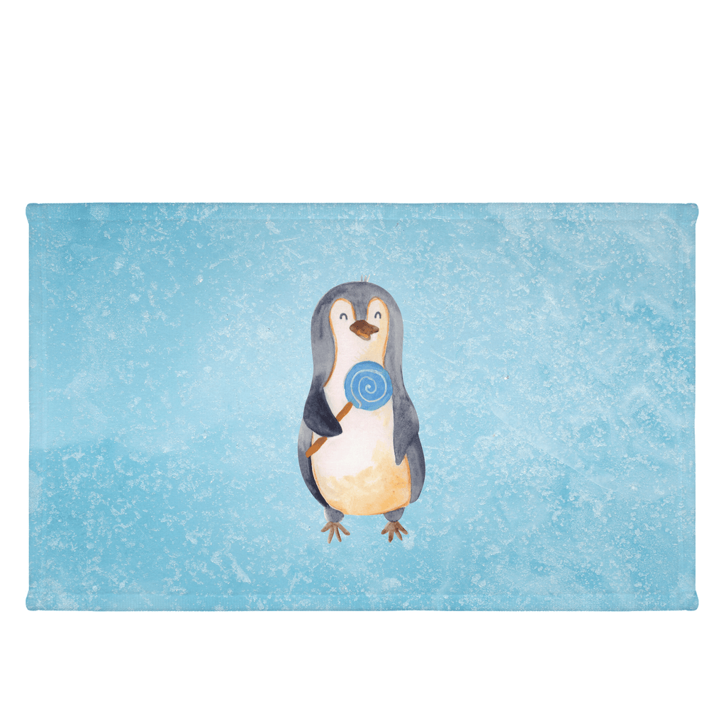 Handtuch Pinguin Lolli Handtuch, Badehandtuch, Badezimmer, Handtücher, groß, Kinder, Baby, Pinguin, Pinguine, Lolli, Süßigkeiten, Blödsinn, Spruch, Rebell, Gauner, Ganove, Rabauke