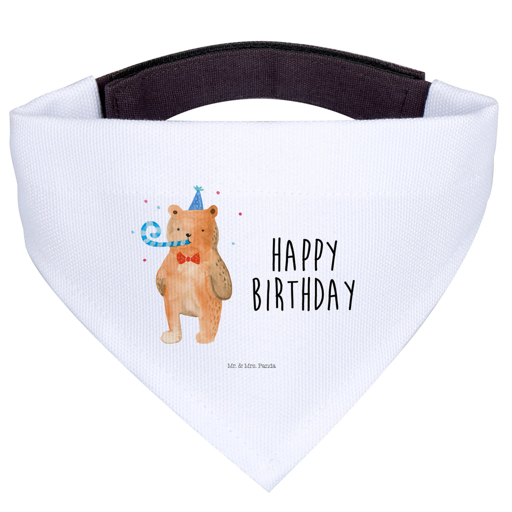 Hundehalstuch Birthday Bär Hundehalstuch, Halstuch, Hunde, Tuch, mittel, mittelgroße Hunde, Bär, Teddy, Teddybär, Happy Birthday, Alles Gute, Glückwunsch, Geburtstag