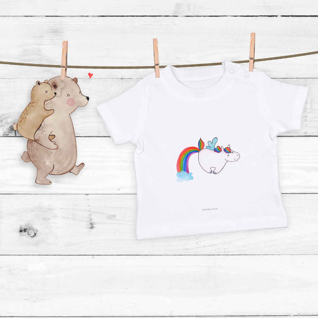 Organic Baby Shirt Einhorn Pegasus Baby T-Shirt, Jungen Baby T-Shirt, Mädchen Baby T-Shirt, Shirt, Einhorn, Einhörner, Einhorn Deko, Pegasus, Unicorn, Regenbogen, Spielen, Realität, Glitzer, Erwachsenwerden
