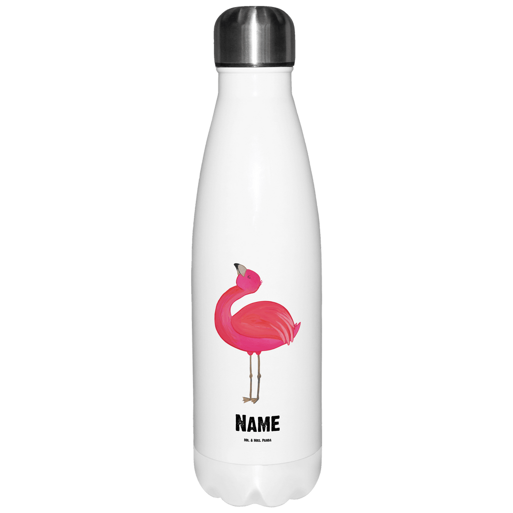 Personalisierte Thermosflasche Flamingo stolz Personalisierte Isolierflasche, Personalisierte Thermoflasche, Personalisierte Trinkflasche, Trinkflasche Mit Namen, Wunschname, Bedrucken, Namensflasche, Flamingo, stolz, Freude, Selbstliebe, Selbstakzeptanz, Freundin, beste Freundin, Tochter, Mama, Schwester
