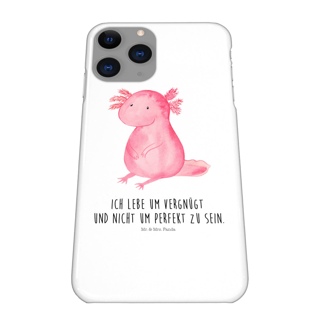 Handyhülle Axolotl null Iphone 11, Handyhülle, Smartphone Hülle, Handy Case, Handycover, Hülle, Axolotl, Molch, Axolot, vergnügt, fröhlich, zufrieden, Lebensstil, Weisheit, Lebensweisheit, Liebe, Freundin