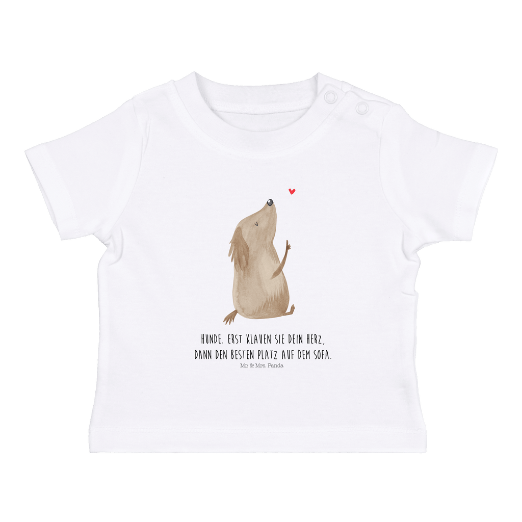 Organic Baby Shirt Hund Liebe Baby T-Shirt, Jungen Baby T-Shirt, Mädchen Baby T-Shirt, Shirt, Hund, Hundemotiv, Haustier, Hunderasse, Tierliebhaber, Hundebesitzer, Sprüche, Liebe, Hundeglück, Hundeliebe, Hunde, Frauchen