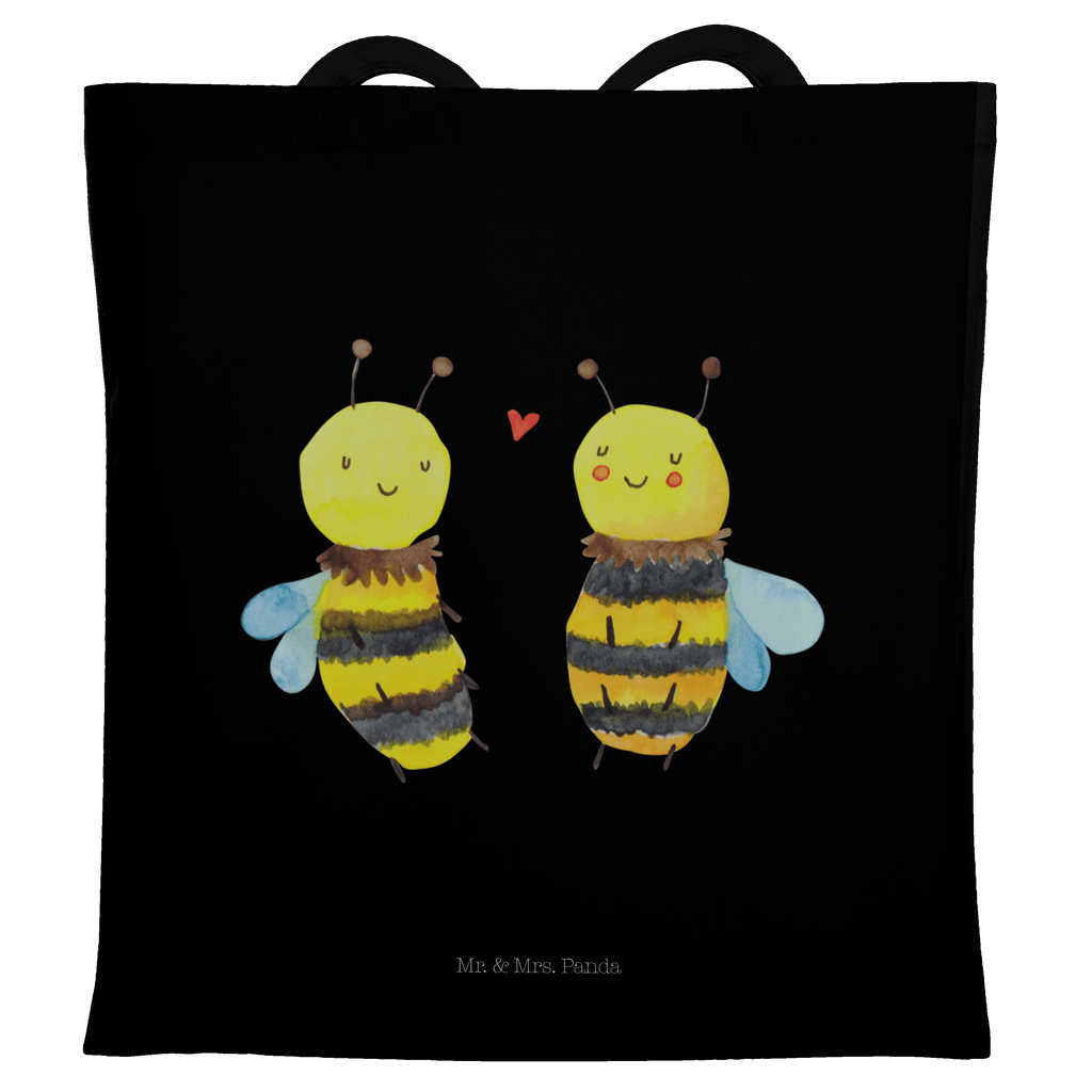 Tragetasche Biene Verliebt Beuteltasche, Beutel, Einkaufstasche, Jutebeutel, Stoffbeutel, Biene, Wespe, Hummel