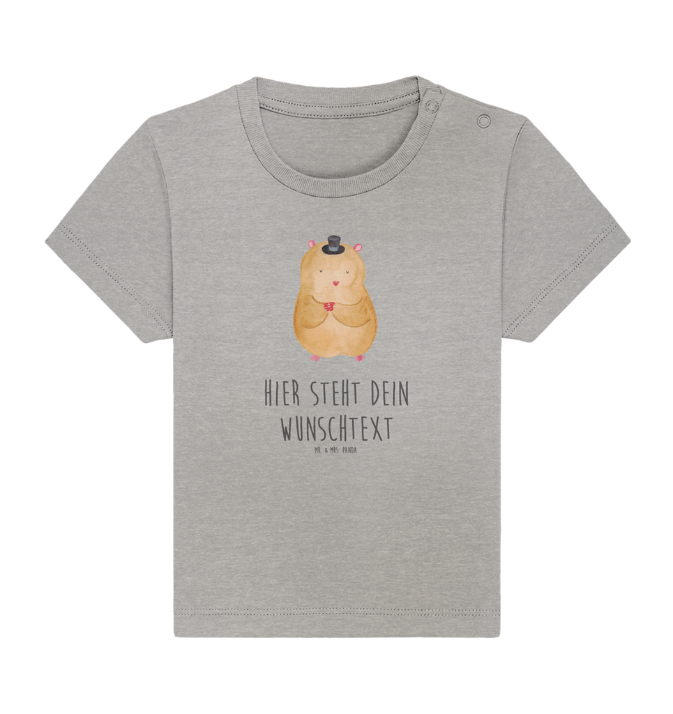 Personalisiertes Baby Shirt Hamster Hut Personalisiertes Baby T-Shirt, Personalisiertes Jungen Baby T-Shirt, Personalisiertes Mädchen Baby T-Shirt, Personalisiertes Shirt, Tiermotive, Gute Laune, lustige Sprüche, Tiere, Hamster, Hut, Magier, Zylinder, Zwerghamster, Zauberer
