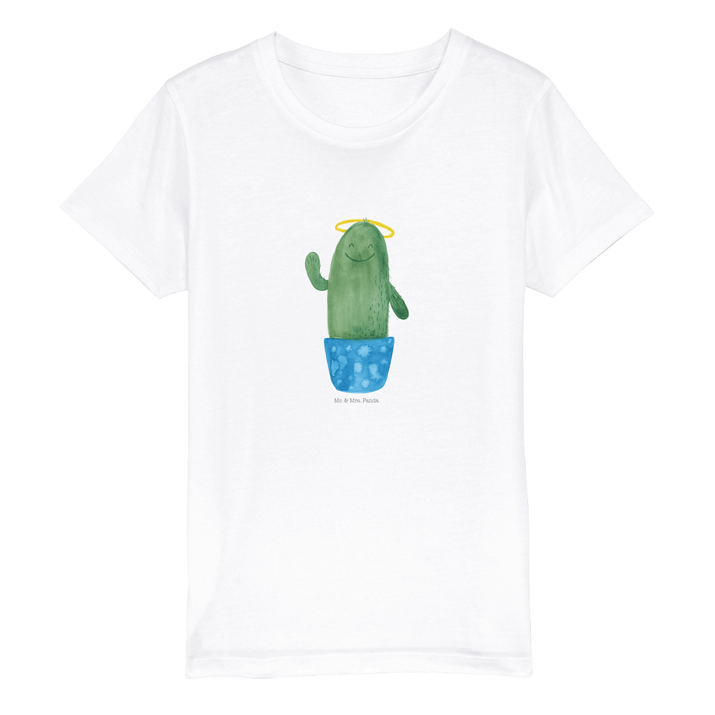 Organic Kinder T-Shirt Kaktus Heilig Kinder T-Shirt, Kinder T-Shirt Mädchen, Kinder T-Shirt Jungen, Kaktus, Kakteen, frech, lustig, Kind, Eltern, Familie, Bruder, Schwester, Schwestern, Freundin, Heiligenschein