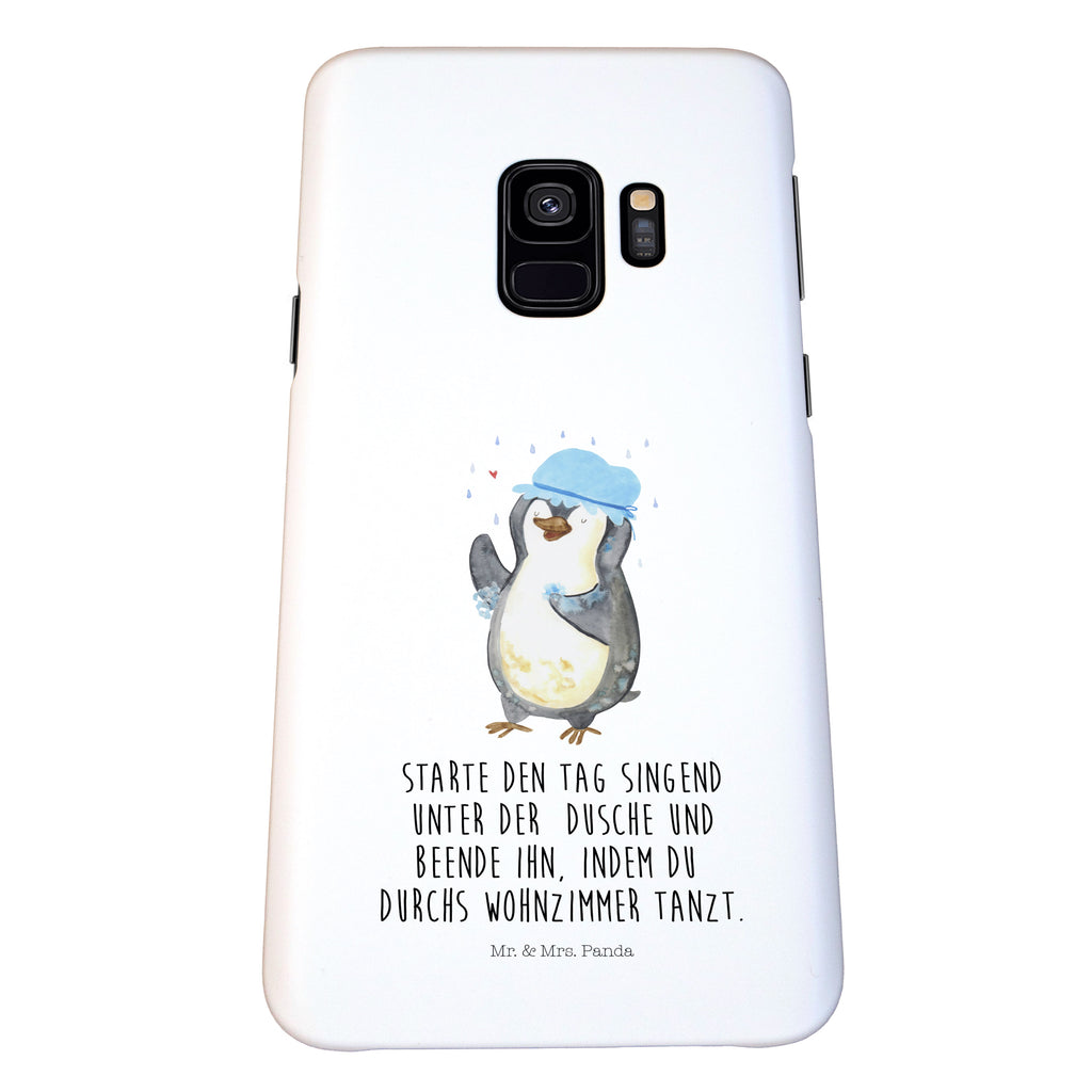 Handyhülle Pinguin Duschen Iphone 11, Handyhülle, Smartphone Hülle, Handy Case, Handycover, Hülle, Pinguin, Pinguine, Dusche, duschen, Lebensmotto, Motivation, Neustart, Neuanfang, glücklich sein