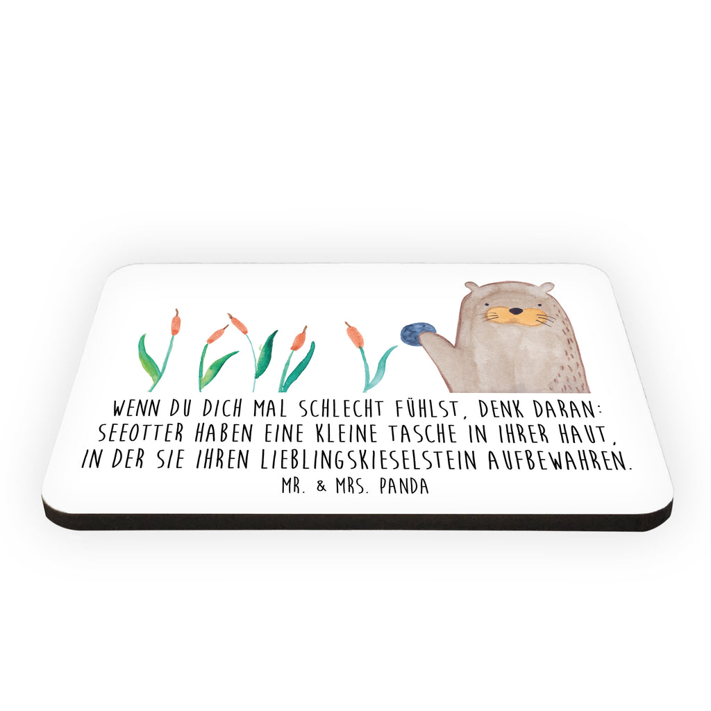 Magnet Otter mit Stein Kühlschrankmagnet, Pinnwandmagnet, Souvenir Magnet, Motivmagnete, Dekomagnet, Whiteboard Magnet, Notiz Magnet, Kühlschrank Dekoration, Otter, Fischotter, Seeotter, Otter Seeotter See Otter
