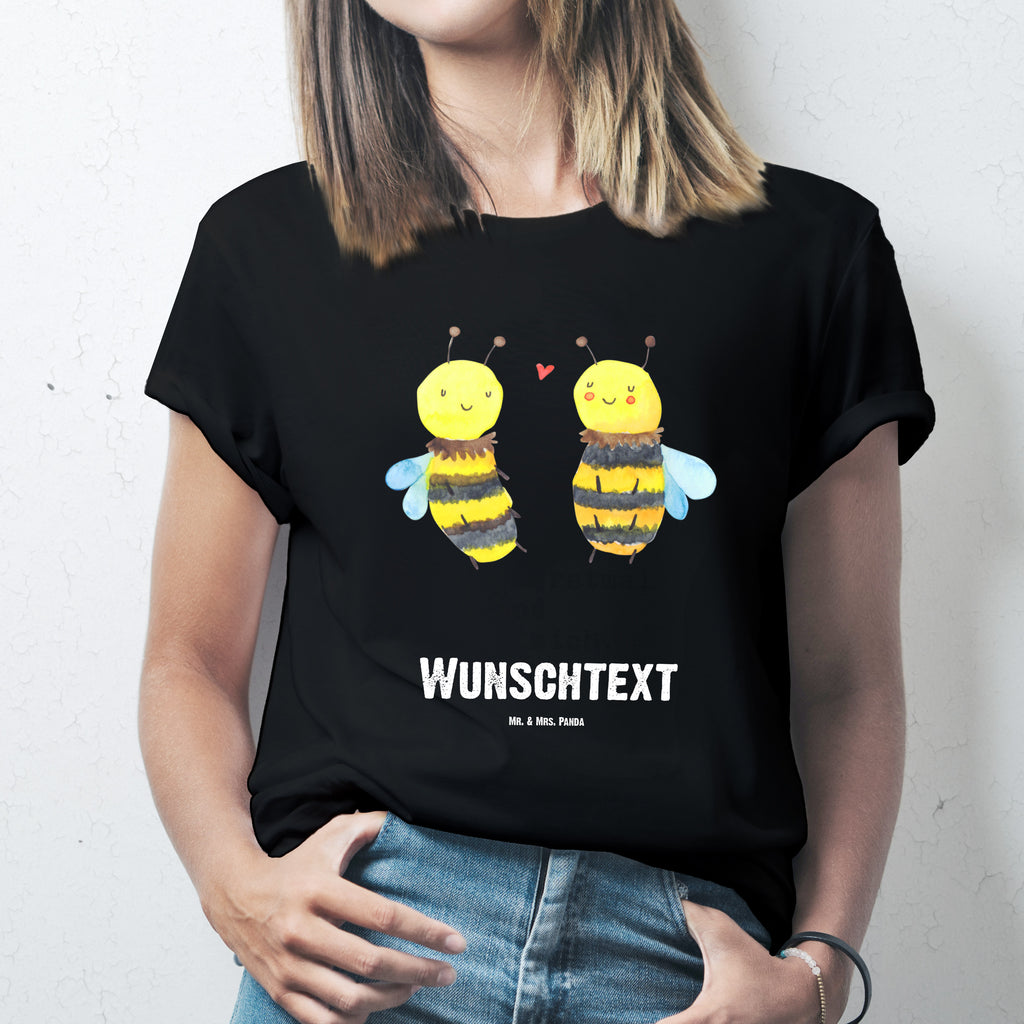 Personalisiertes T-Shirt Biene Verliebt T-Shirt Personalisiert, T-Shirt mit Namen, T-Shirt mit Aufruck, Männer, Frauen, Biene, Wespe, Hummel