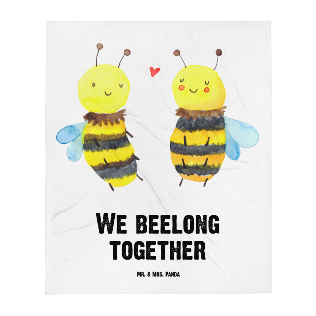 Kuscheldecke Biene Verliebt Decke, Wohndecke, Tagesdecke, Wolldecke, Sofadecke, Biene, Wespe, Hummel