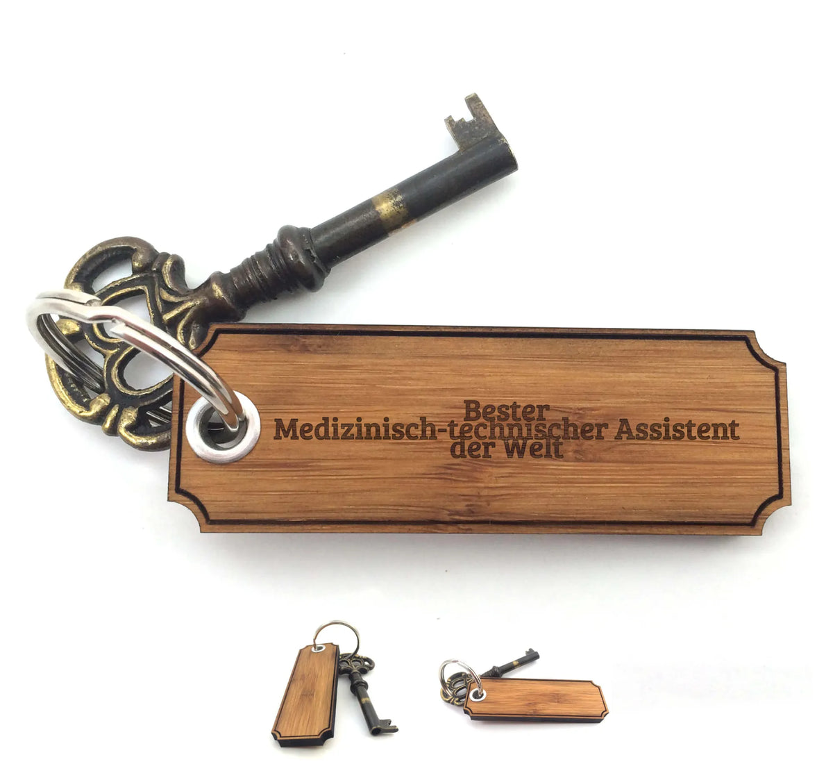 Key ring Medizinisch-technischer Assistent engraving, presents, gifts