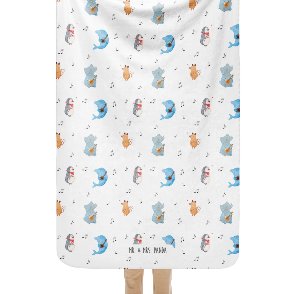 Sherpa cuddly blanket Big tape Tiermotive, Gute Laune, lustige Sprüche, Tiere, Hund, Delfin, Triangel, Band, Gitarre, Musik, Musikanten, Elefant, Pinguin, Maus