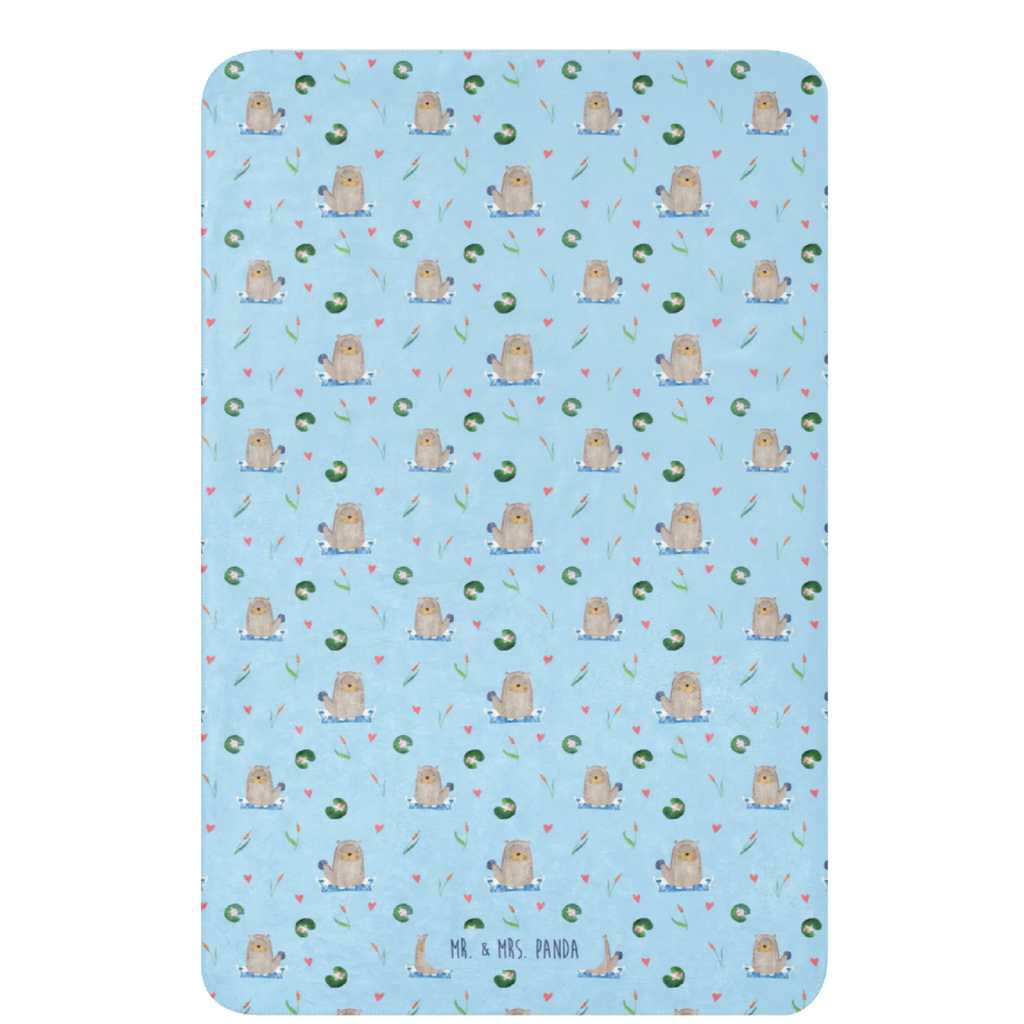 Sherpa Kuscheldecke Otter Stein Muster Otter, Fischotter, Seeotter, Otter Seeotter See Otter