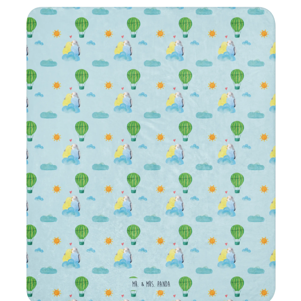 Sherpa Kuscheldecke Wellensittich Liebe Muster Freundin, Freund, Liebe, Liebesgeschenk, Jahrestag, Verlobung, Partner, Ehemann, Ehefrau, Heiraten, Heiratsantrag, Hocheitstag, Wellensittich, Kuscheln, Vögel, Nähe, Vertrauen