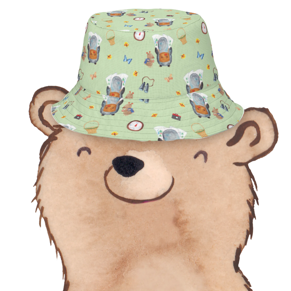 sun hat Penguin & Mouse Hiker Sonnenhut, Sommerhut, Fischerhut, Anglerhut, Wendehut, Wendecap, Wendemütze, Sonnenmütze, zweifarbiger Hut, Strandhut, Freizeithut, Outdoorhut, Pinguin, Pinguine, Abenteurer, Abenteuer, Roadtrip, Ausflug, Wanderlust, wandern