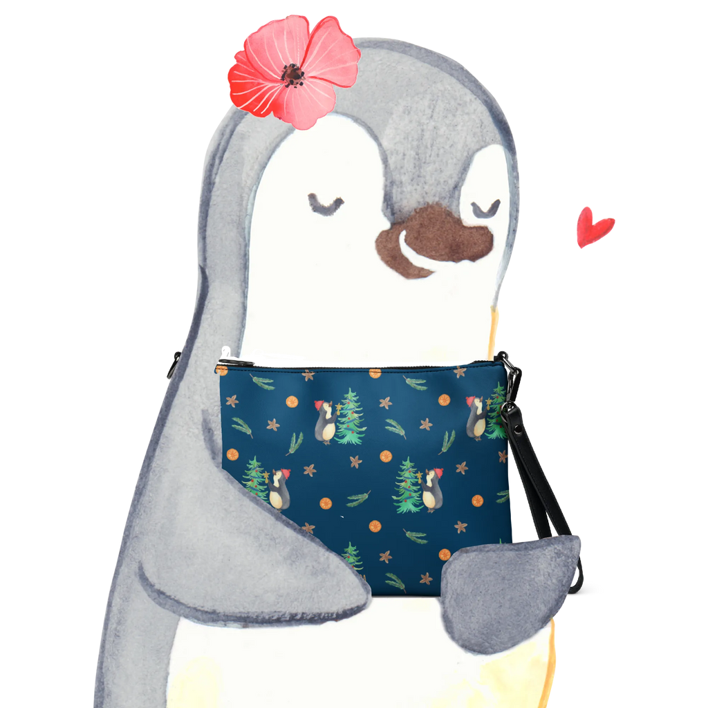 Torebka Pingwin choinka Zima, Boże Narodzenie, dekoracje świąteczne, Mikołaj, Adwent, Wigilia, zimowy motyw