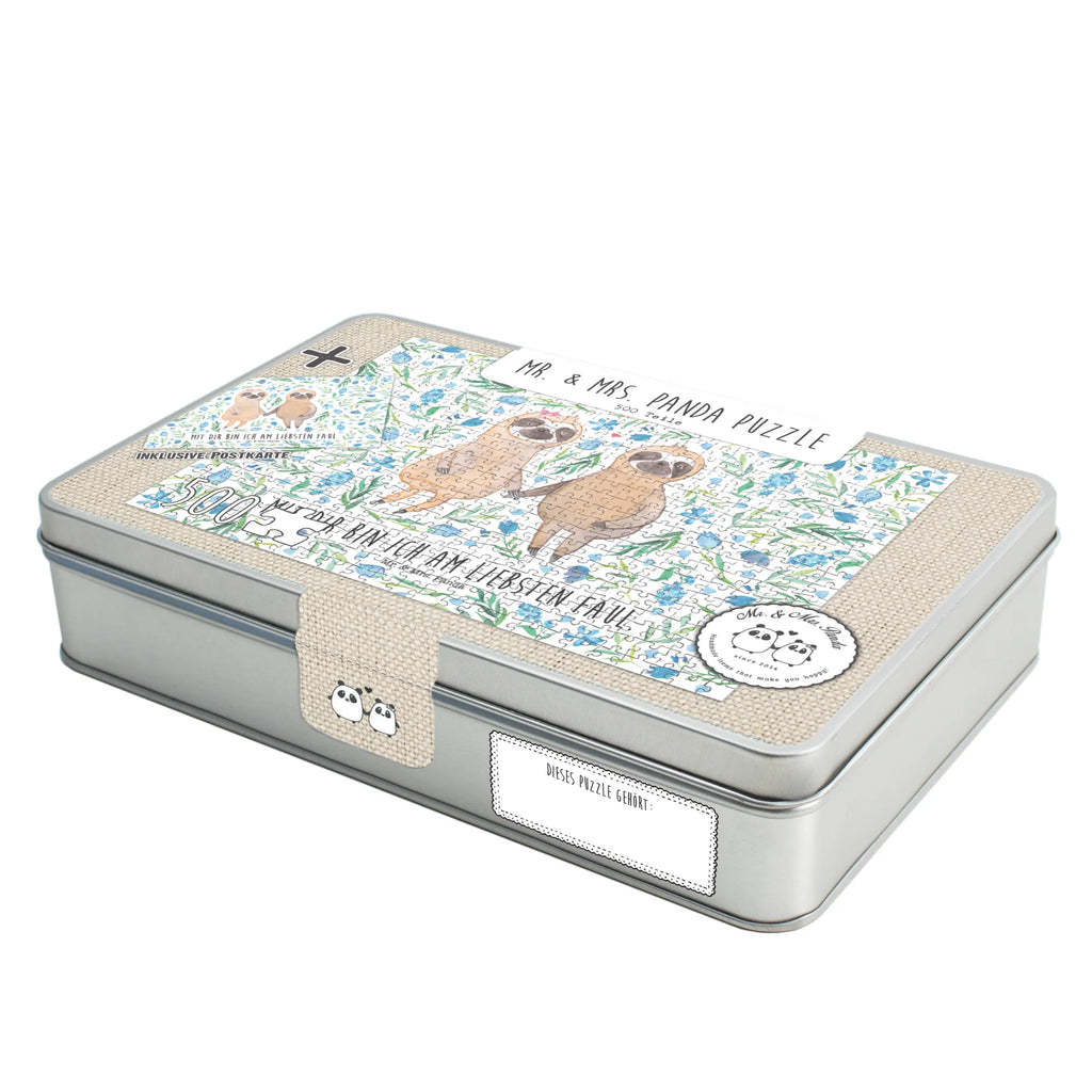 551-częściowe puzzle leniwiec para Leniwiec, prezent z leniwcem, dekoracja z leniwcem