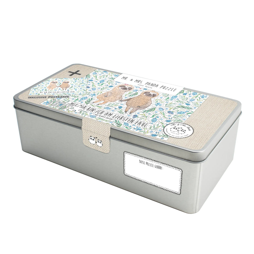 Puzzle 1500 elementów leniwiec para Leniwiec, prezent z leniwcem, dekoracja z leniwcem