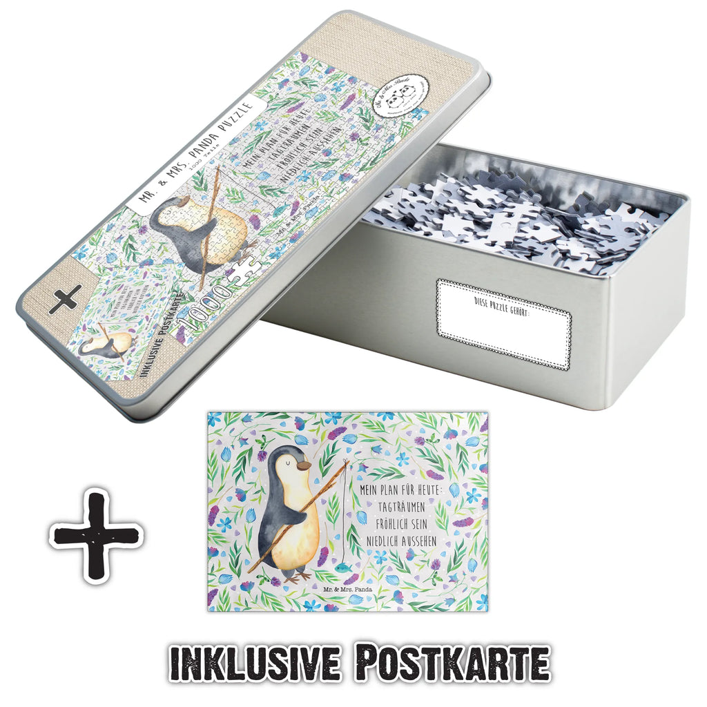 Puzzle 1500 elementów Pingwin Wędkarz Pinguin