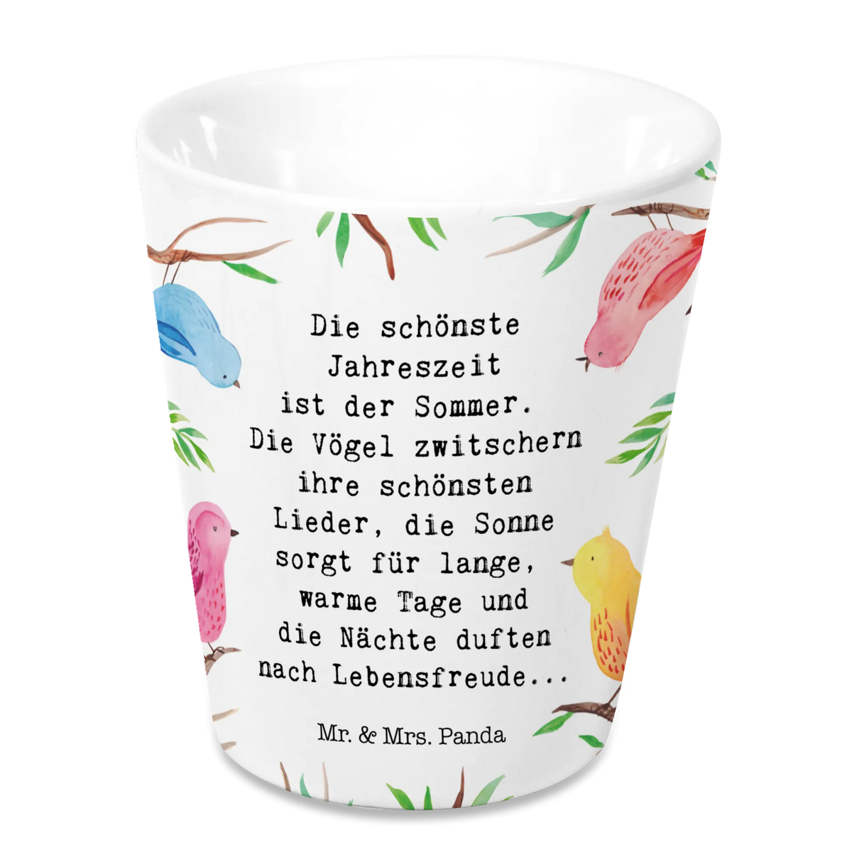 Flower pot Birdsong Our beautiful and loving Mr. & Mrs. Panda flower pot is designed and manufactured in our manufactory and is suitable for young and old. Now available in the sizes 9cm X 10cm., Nature, joy of life, love